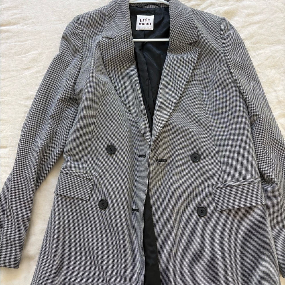 Little Moon Classic Black and White Blazer